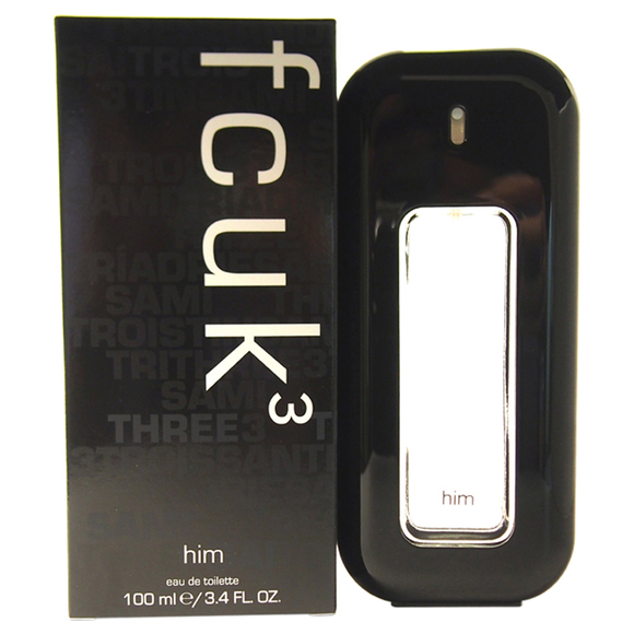 fcuk 3 by French Connection UK for Men - 3.4 oz EDT Spray - Picture 1 of 1